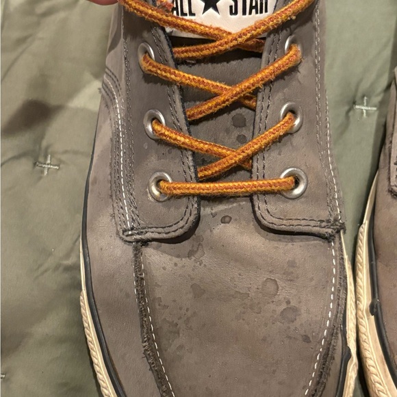 Converse Men's Charcoal and Tan Sneakers - Picture 5 of 6